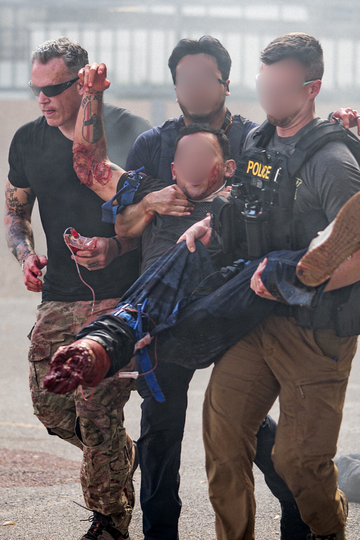 Tactical casualty evacuation training