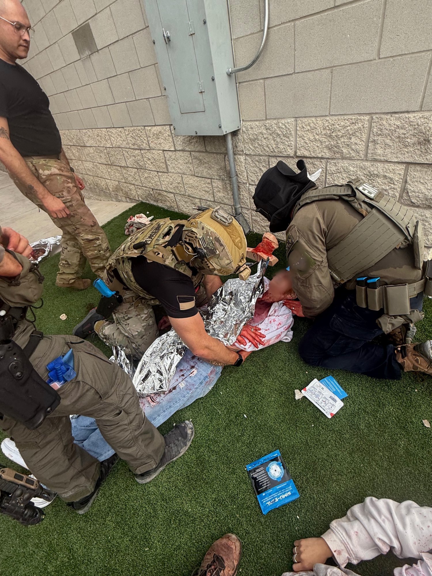 Hands-on wound packing training